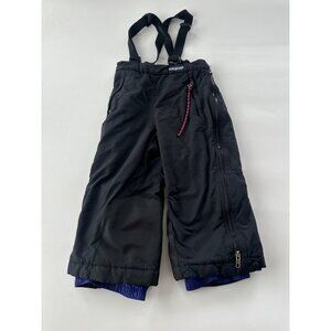 VTG Patagonia Unisex Kids Youth Size 3 Black Snow Bibs Ski Winter Gorpcore
